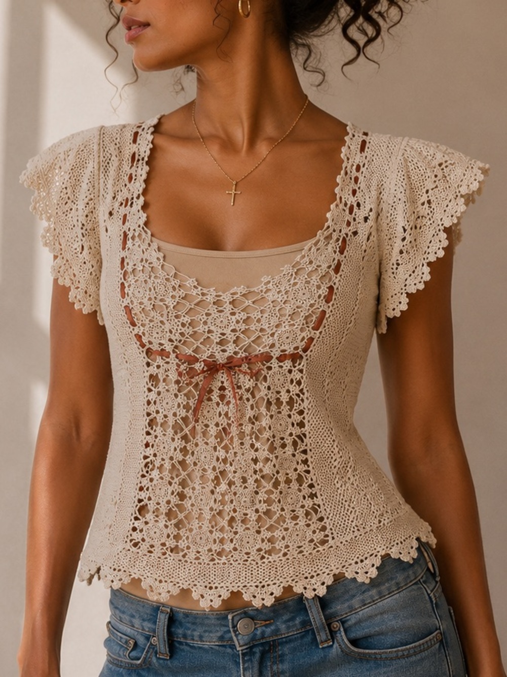 Vintage Crochet Top